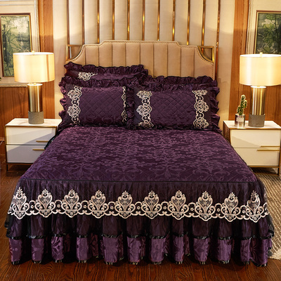 皇家风范床裙 魅紫